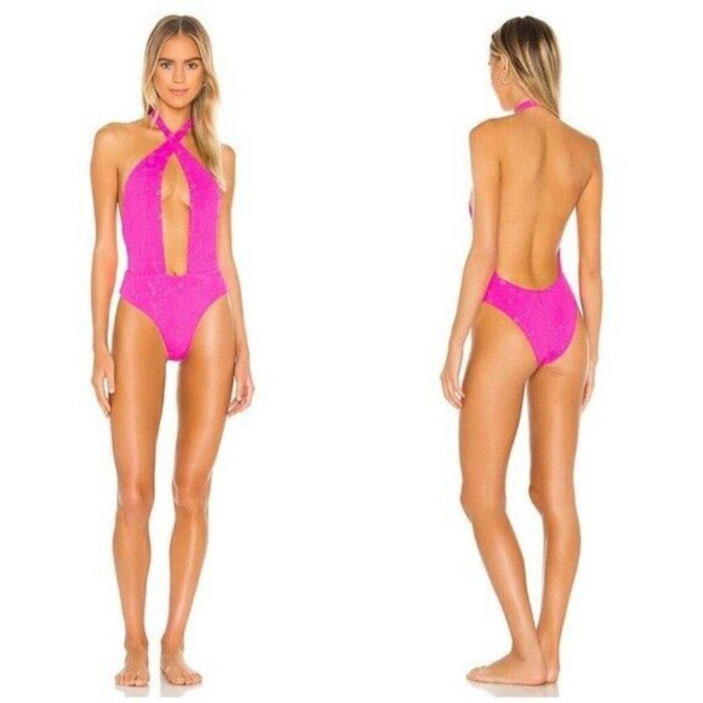NWT- Frankie’s Bikinis Roma One-Piece Swimsuit- Women's Medium